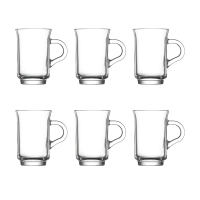 LAV Teegläser Set Ada 155ml 6er Set mit Henkel aus...