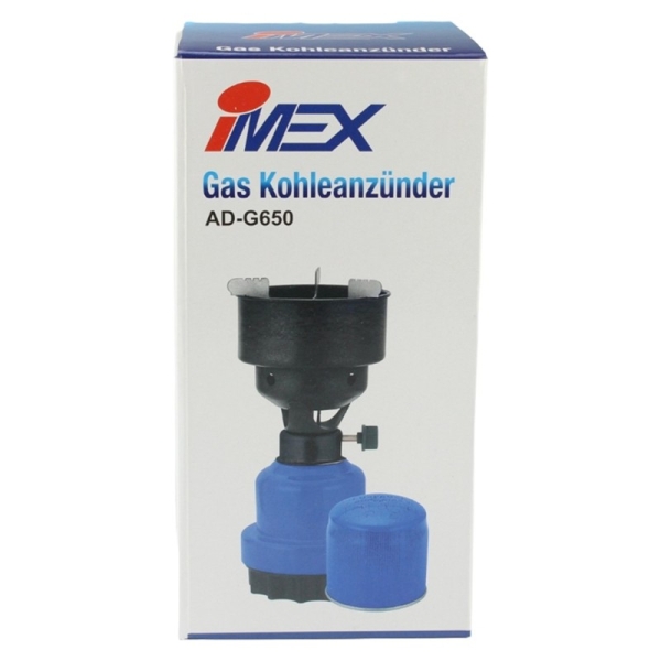IMEX Gaskocher für Kartuschen Shishakohlenzünder ADG650