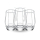Weissberg Bianca Trinkglas 3er Glas 300ml W212