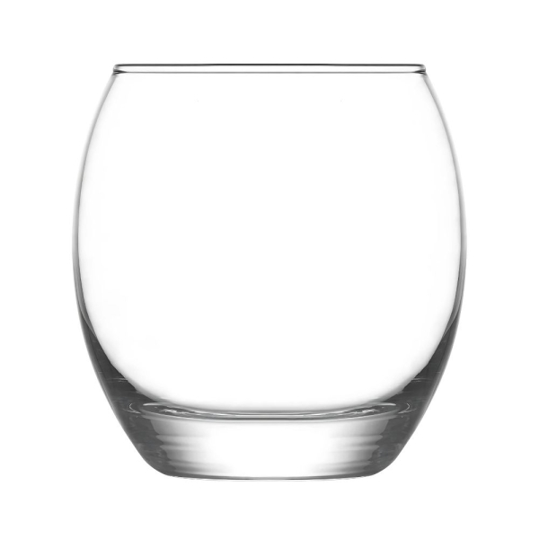 LAV Empire Gläser Set 405 ml 6er Set bauchige Cocktail Trinkgläser aus Glas transparent EMP364E
