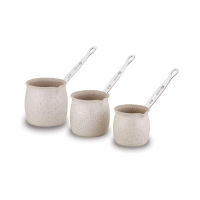 Korkmaz Kaffeekannenset Edelstahl Granita