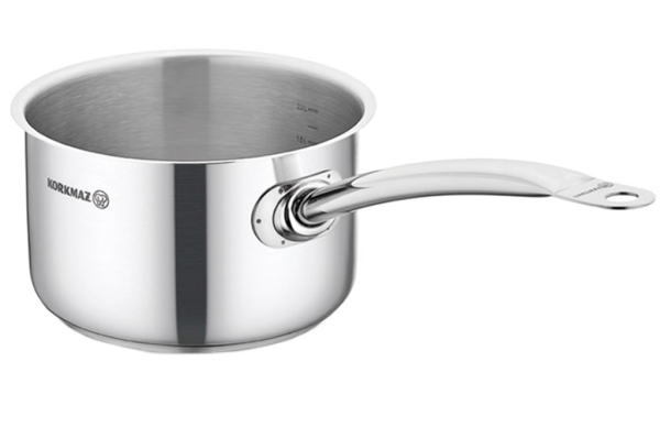 Kochtopf Edelstahl Korkmaz Gastro 28 Cm Induktion Poliertes Edelstahl