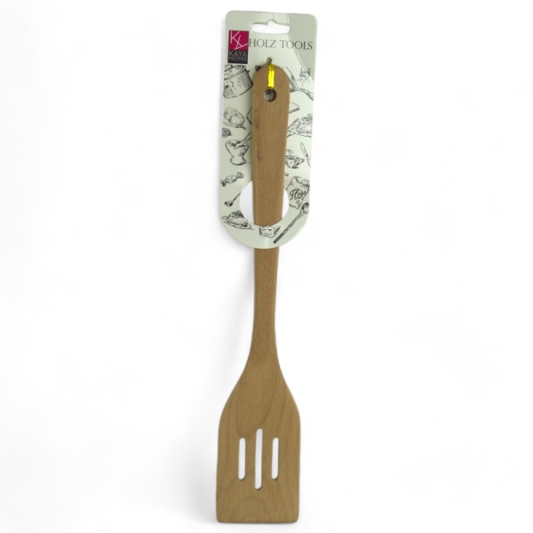 Kaya Home Holz Tools Reislöffel mit 3 Schlitzen