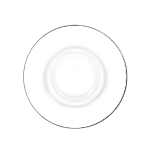 LAV Teeglasunterteller Set Vera 6-teilig 10,5 cm rund Transparent aus Glas Klasik Serie für türkischen Tee orientalisch