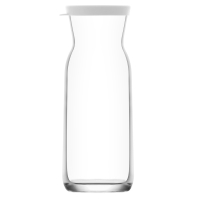 Glaskaraffe mit Deckel 700 ml, transparent, LAV Fonte Serie für Getränke
