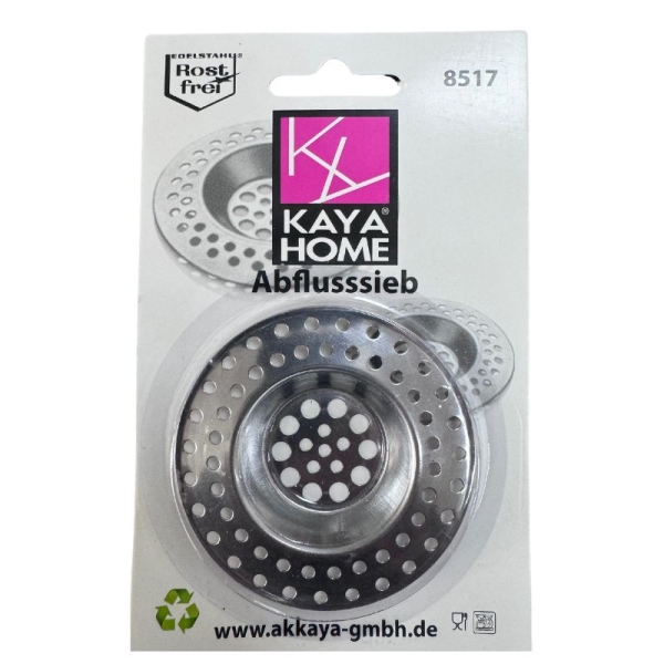 Kaya Home Abfluss Sieb Rostfrei