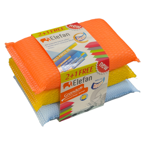 Elefan Schwamm zum Spülen 3er Pack