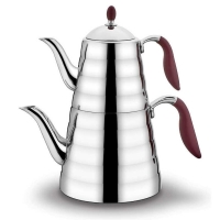 Korkmaz Türkische Teekanne Edelstahl...
