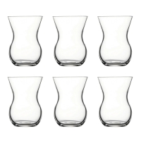 Paşabahçe NUDE Beykoz Türkische Teegläser 6er Set 95 ml – Çay Bardağı 64041