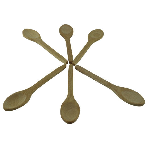 Holzlöffel 16cm Gewürzlöffel 6er