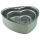 Kuchenform Set 3 Teilig Herzform aus Aluminium