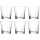 LAV Trinkglas Set Truva 280 ml 6-teilig für Wasser Saft Softdrinks elegante Gläser aus Glas TRU338E
