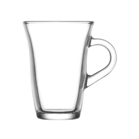 LAV Nisa Teeglas Set 3er 150ml mit Henkel robust...
