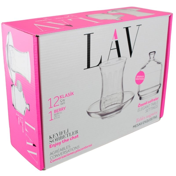 Aschenbecher Keyif 12er Set 300ml Lav