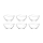 Glasschalen Set Vira 6er Set 215ml Lav