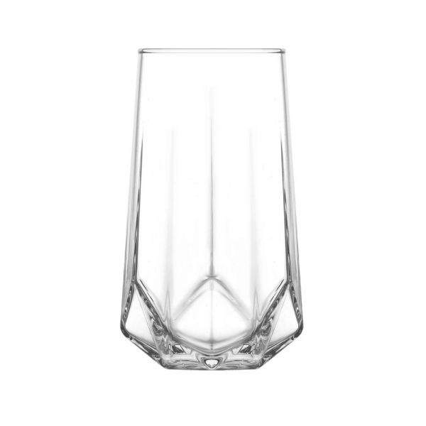LAV Trinkglas Set Valeria 460ml 3er Set modernes Design vielseitige Gläser für Cocktails Saft Wasser