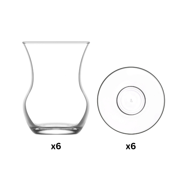 Teeservice Derin 12er Set 140ml Lav