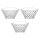 LAV Glasschalen Set Artemis 330ml 6er Set für Desserts Snacks Salate aus hochwertigem Glas