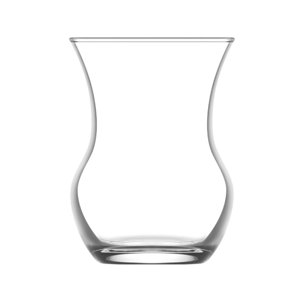 LAV Ayda Teeglas Set 6er 135ml klassisch türkisch robust spülmaschinenfest transparent