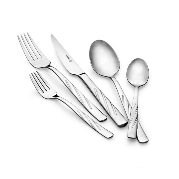 Korkmaz Linea 89teiliges Besteck Set 89 Parca Catal Kasik Takimi A2327