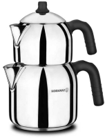 Korkmaz Teekanne aus Edelstahl Induktion Lara Tea Pot Set