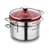 Korkmaz Stara Silikon-Vakuumdeckel 19 cm – hitzebeständig bis 230 °C, Silikon