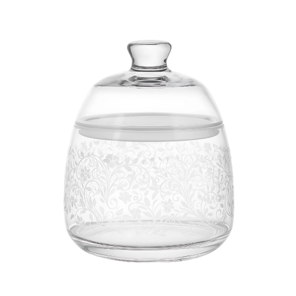 LAV Sarmasik Zuckerschale Set 280 ml Kristallklar und Elegant
