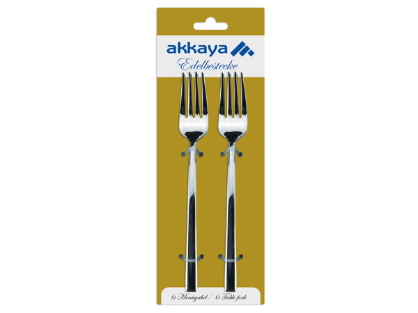 Akkaya Edelbesteck Menügabel 6er Set ES035