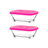 Vorratsgläser Cube 2er Set 375ml Lav