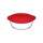 Pasabahce 59001 Auflaufform Rund mit Silikon Deckel 2100 ml