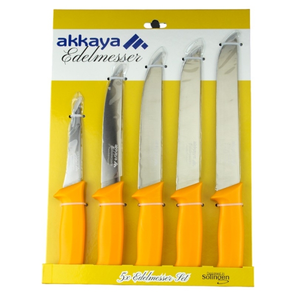 Messerset 5 teilig Edelstahl AK035 Akkaya