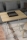 Akkaya Klapptisch mit Metallfüße rechteckig Holz Durchmesser 90x60cm