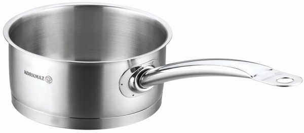 Kochtopf Edelstahl Korkmaz Pro Line 20 Cm Induktion Matt Edelstahl