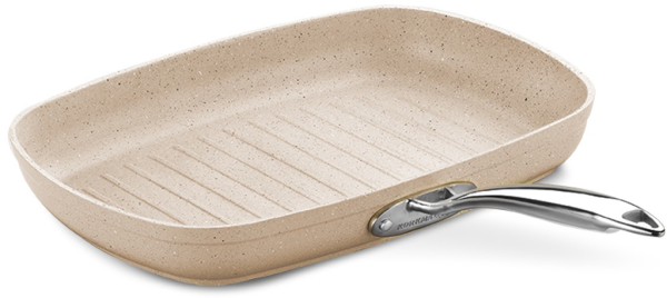 Bratpfanne Edelstahl Korkmaz Granita 35 Cm Antihaftbeschichtung Induktion Beige