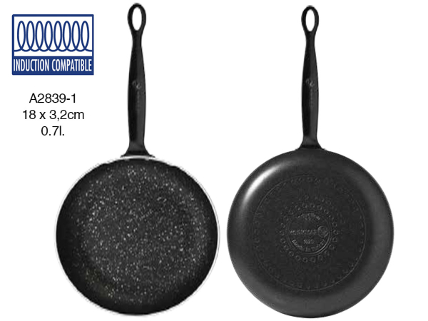 Bratpfanne Edelstahl Korkmaz Pro Chef 18 Cm Induktion Poliertes Edelstahl