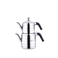 Korkmaz Teekanne aus Edelstahl Induktion Mina Midi Tea...