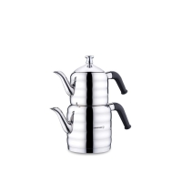 Korkmaz Teekanne aus Edelstahl Induktion Mina Midi Tea...