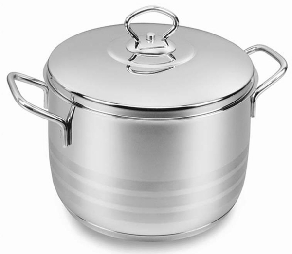 Korkmaz Kochtopf aus Edelstahl Astra 63l 24x14cm A1903