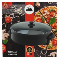 Pizzapfanne Elektropfanne Multipfanne 42x9cm Regelbarer...