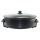 Kaya Mutfak Pizzapfanne Bratpfanne Multifunktionale Pfanne Abmessung 42x9 cm Regelbarer Thermostat Antihaftbeschichtung 1500 Watt