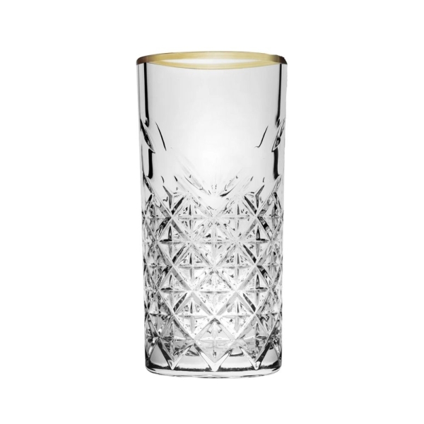 Pasabahce Golden Timeless Longdrinkgläser 4er Set Lang 450 ml 1109141