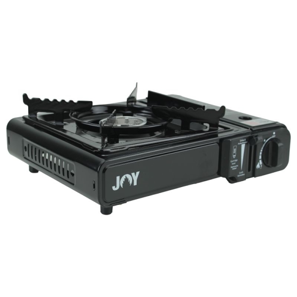 Camping Gaskocher Tragbarer Campingkocher mit Koffer ohne Gaskartusche JOY