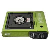 JOY Camping Gaskocher mit Koffer – Piezo-Zündung, für 227 g Butan-Kartuschen