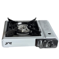 JOY Camping Gaskocher mit Koffer – Piezo-Zündung, für 227 g Butan-Kartuschen