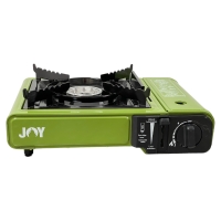 JOY Camping Gaskocher mit Koffer – Piezo-Zündung, für 227 g Butan-Kartuschen