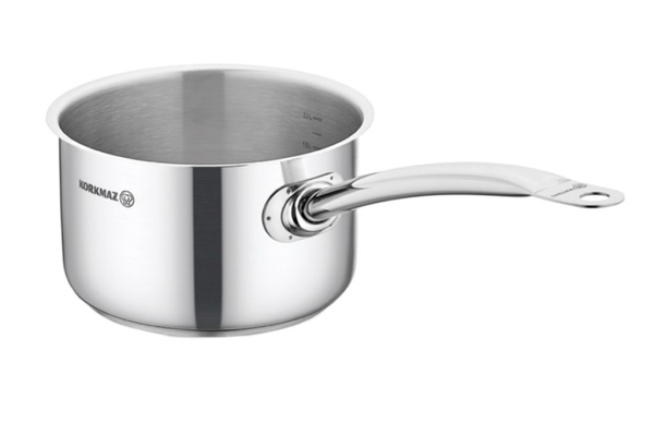 Kochtopf Edelstahl Korkmaz Gastro 20 Cm Induktion Poliertes Edelstahl