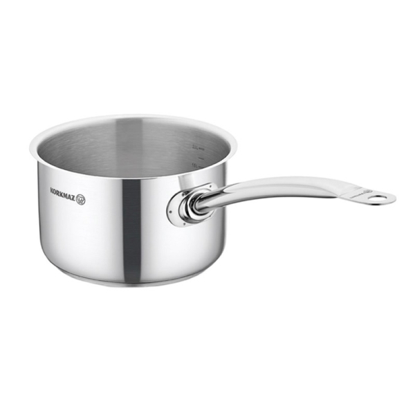 Korkmaz Proline Gastro Sauce Pan 20x9 Satin A2702