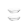 LAV Defne Schalen Set 2er Pack 230ml Vielseitig Nutzbar für Käse und Snacks