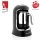 Korkmaz Kahvekolik Mokkamaschine Kaffeemaschine Schwarz Chrom A86007