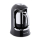 Korkmaz Kahvekolik Mokkamaschine Kaffeemaschine Schwarz Chrom A86007